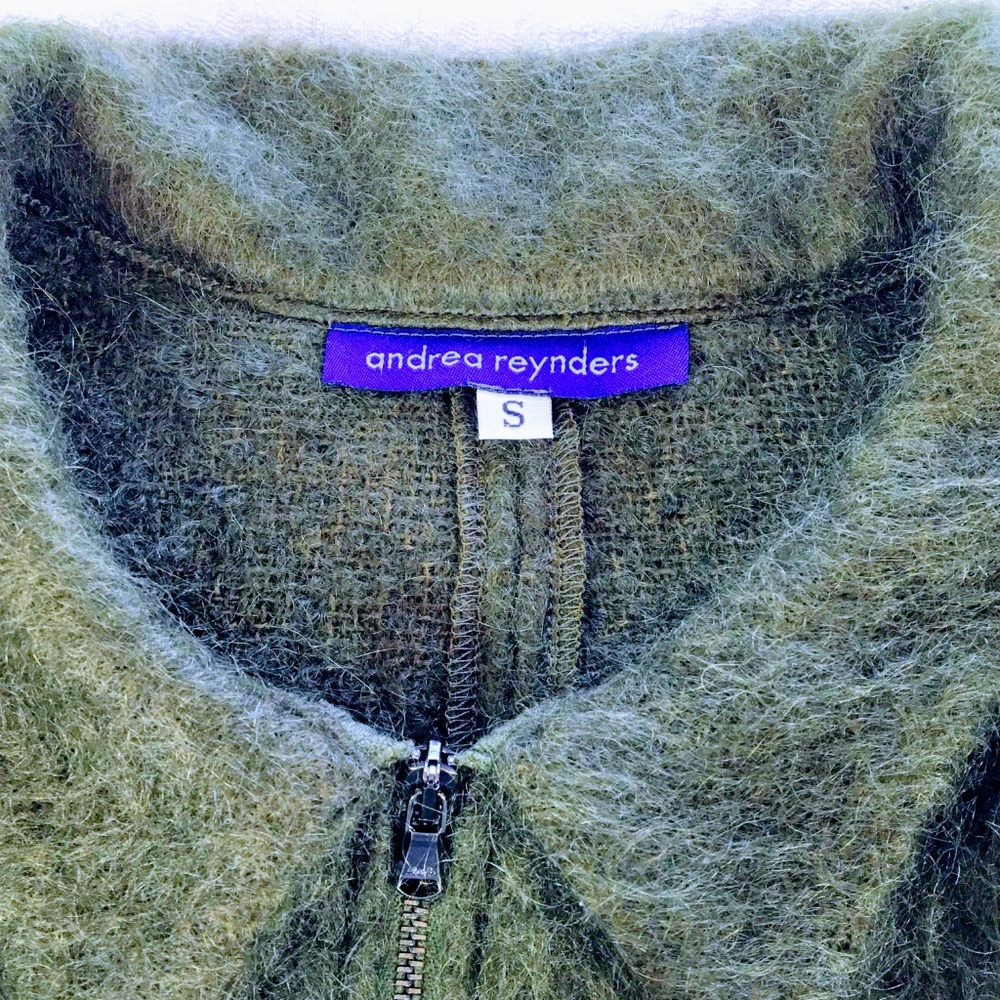 Andrea Reynders Repurposed Wool Full Zip Jacket - Picture 6 of 6